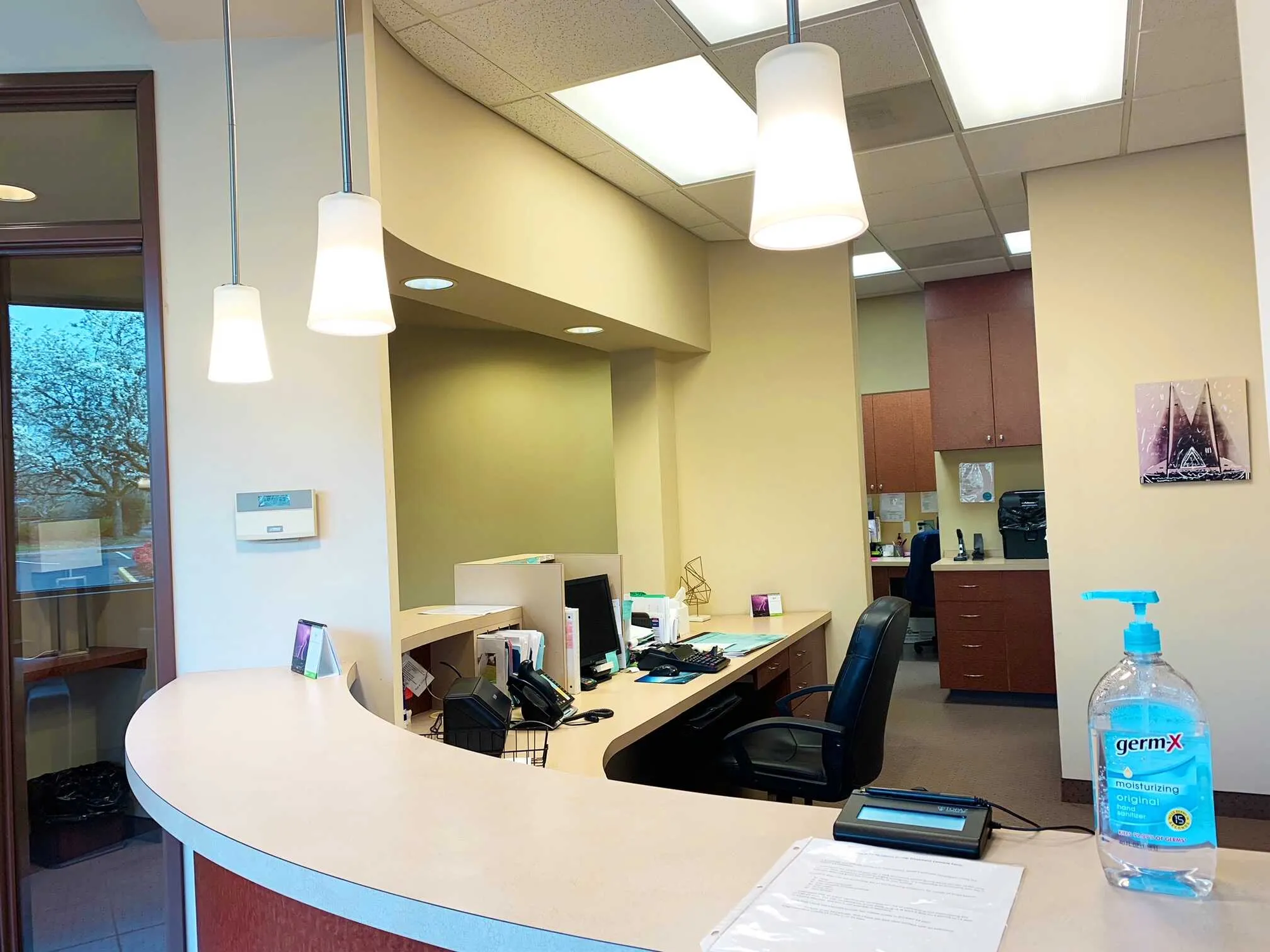 Reception and front desk